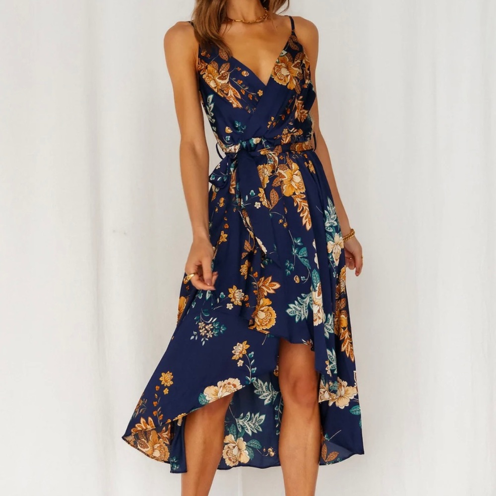 Hello Molly Falling in Style Midi Dress